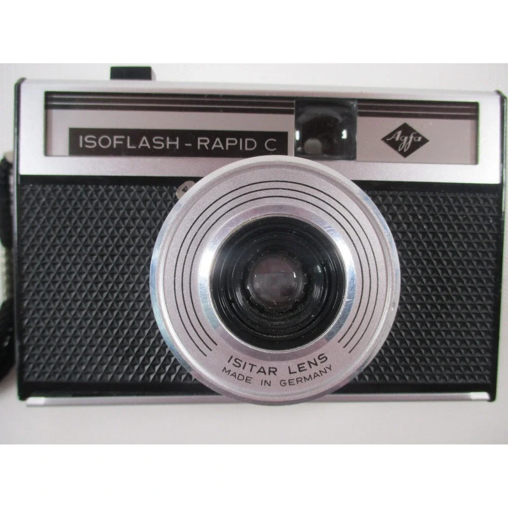 Vintage Agfa 35mm Film Camera‎  Isoflash-Rapid Isinar Lens Made in Germ UNTESTED